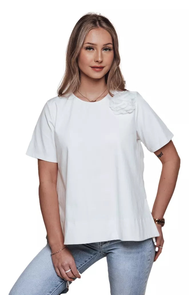 Women's white T-shirt Binda