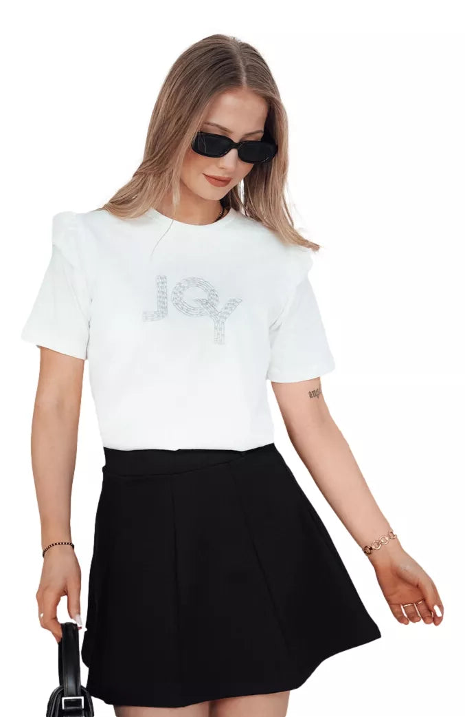 Women's white T-shirt Lyse