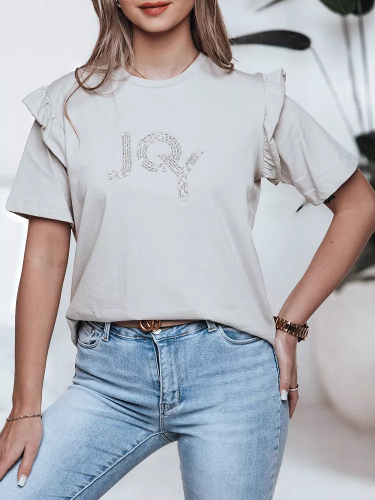 Women's gray T-shirt Lyse