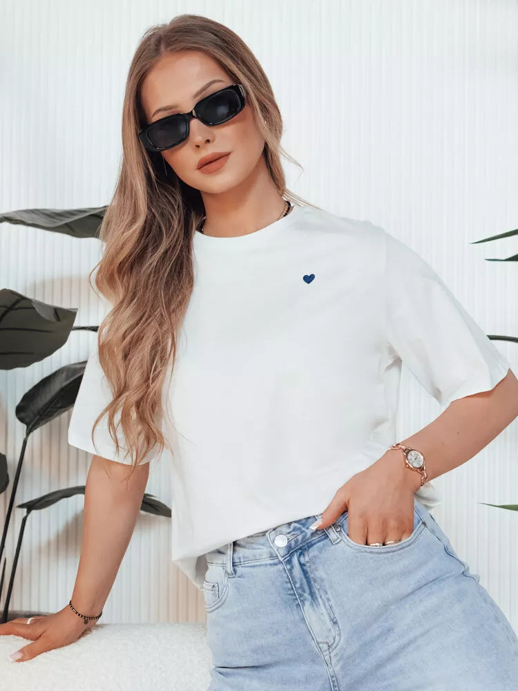 Women's white T-shirt Mila