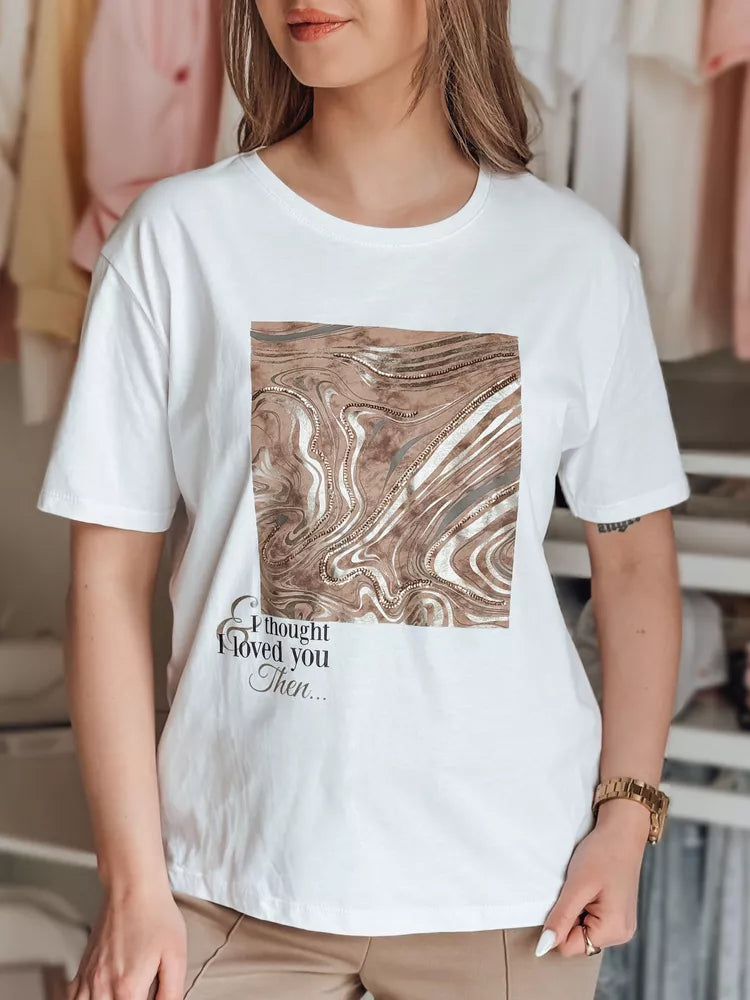 Women's white T-shirt Nivi