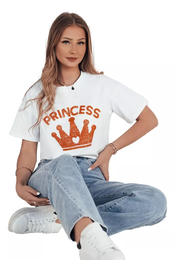 Women's white Princess T-shirt