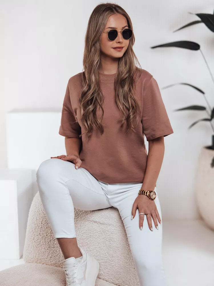 Women's brown T-shirt Silvi