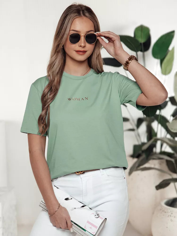 Women's mint T-shirt Woman