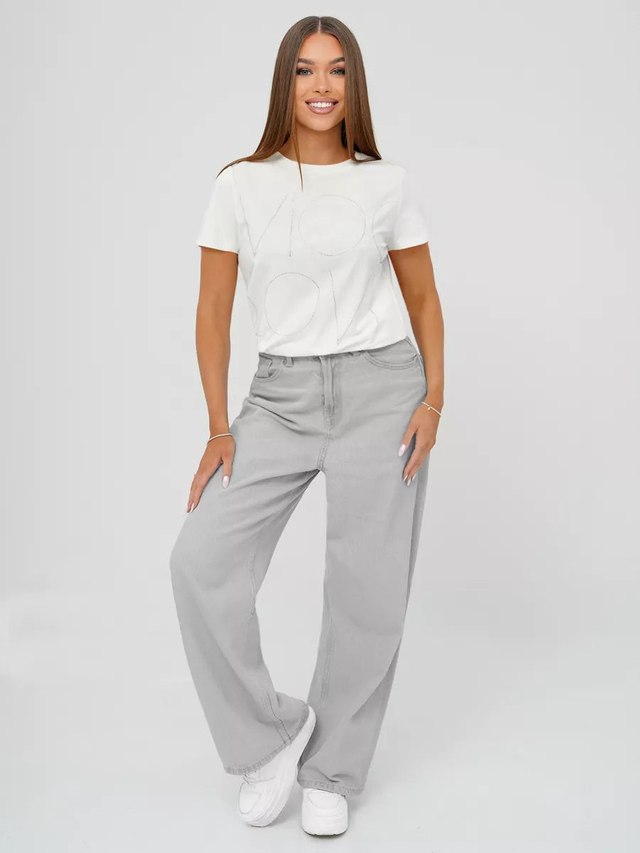 Women's white T-shirt Cool