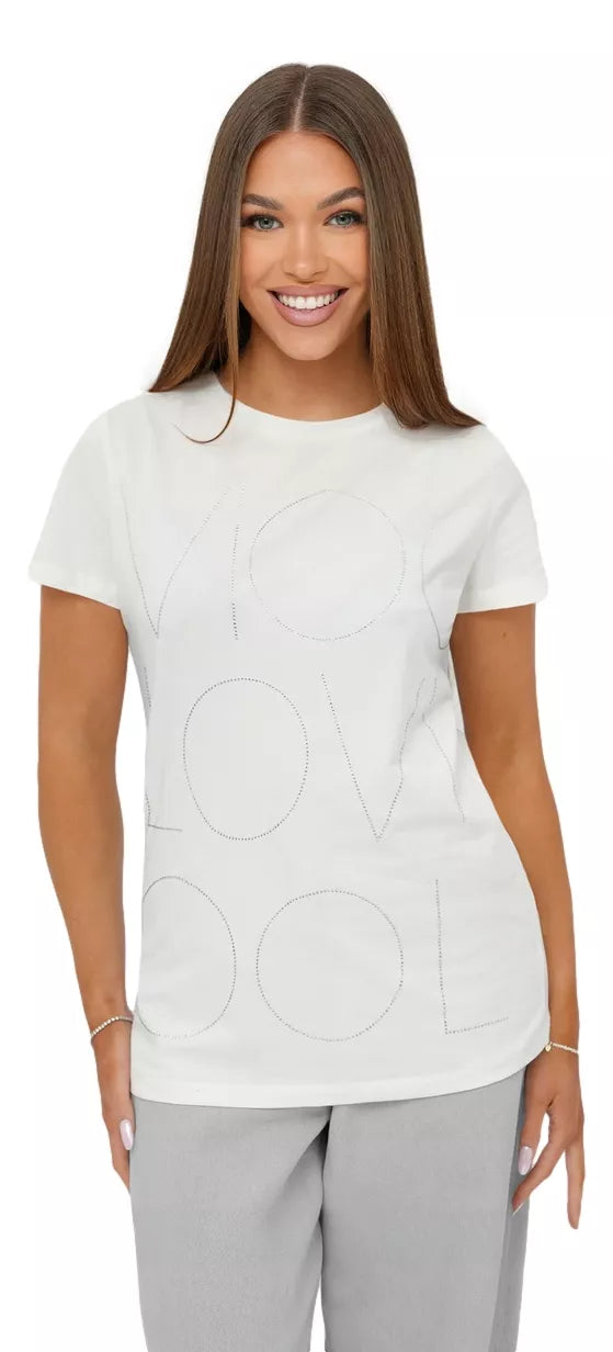 Women's white T-shirt Cool
