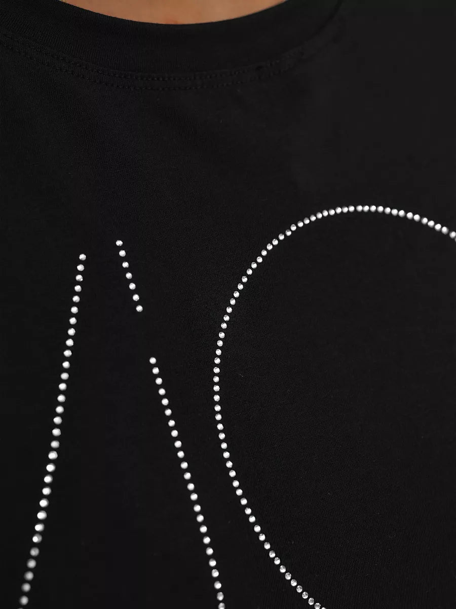 Women's black T-shirt Cool