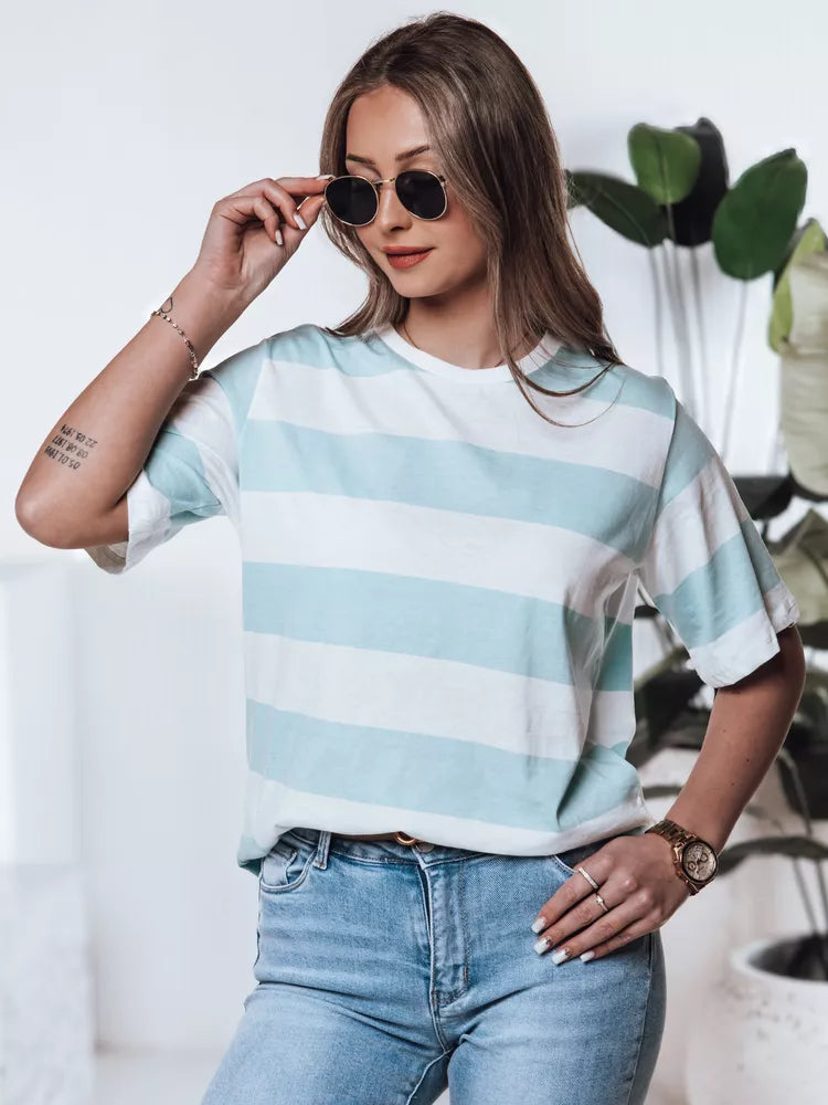 Women's striped blue T-shirt Almin