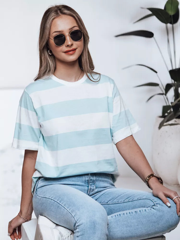 Women's striped blue T-shirt Almin