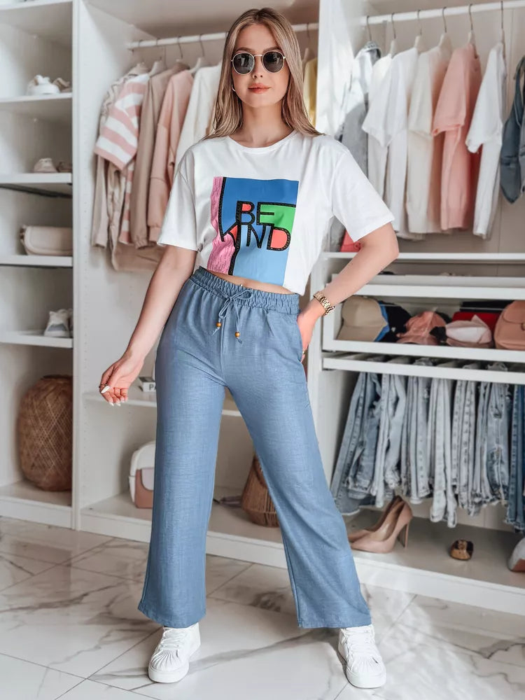 Women's white T-shirt Kindbe