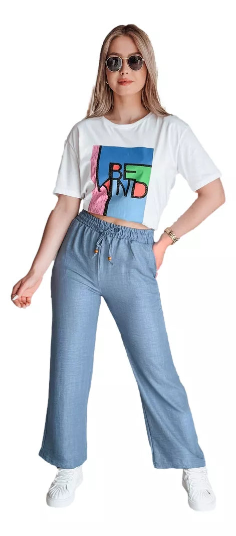 Women's white T-shirt Kindbe