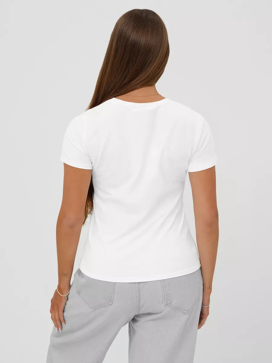 Women's white T-shirt Fact