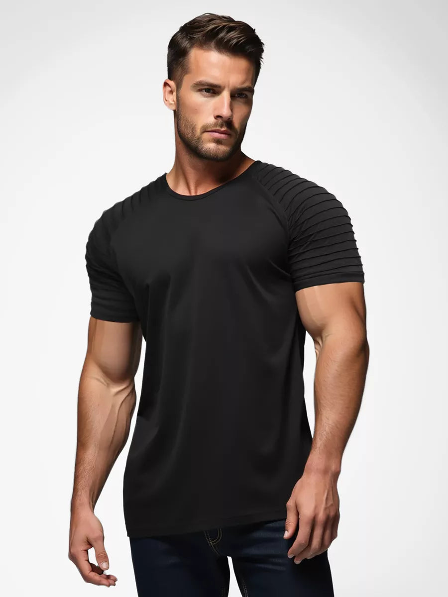 Black men's T-shirt Rezer