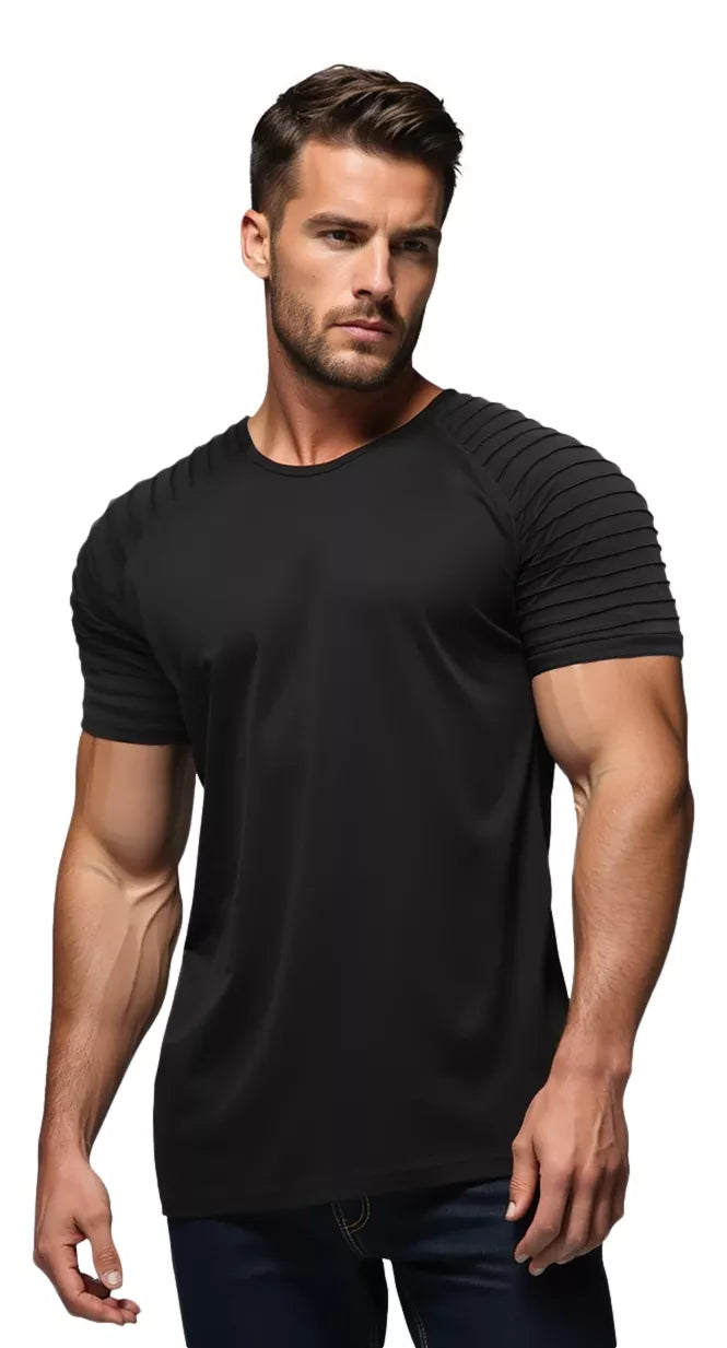 Black men's T-shirt Rezer