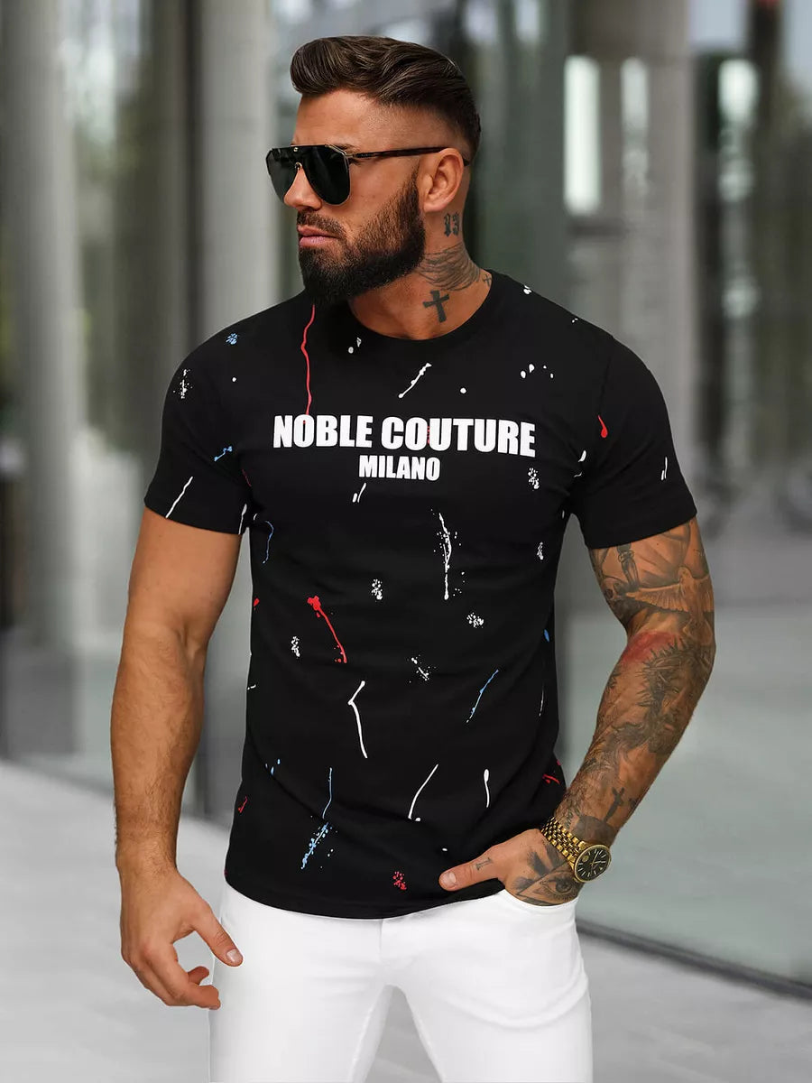 Men's black shirt Milan