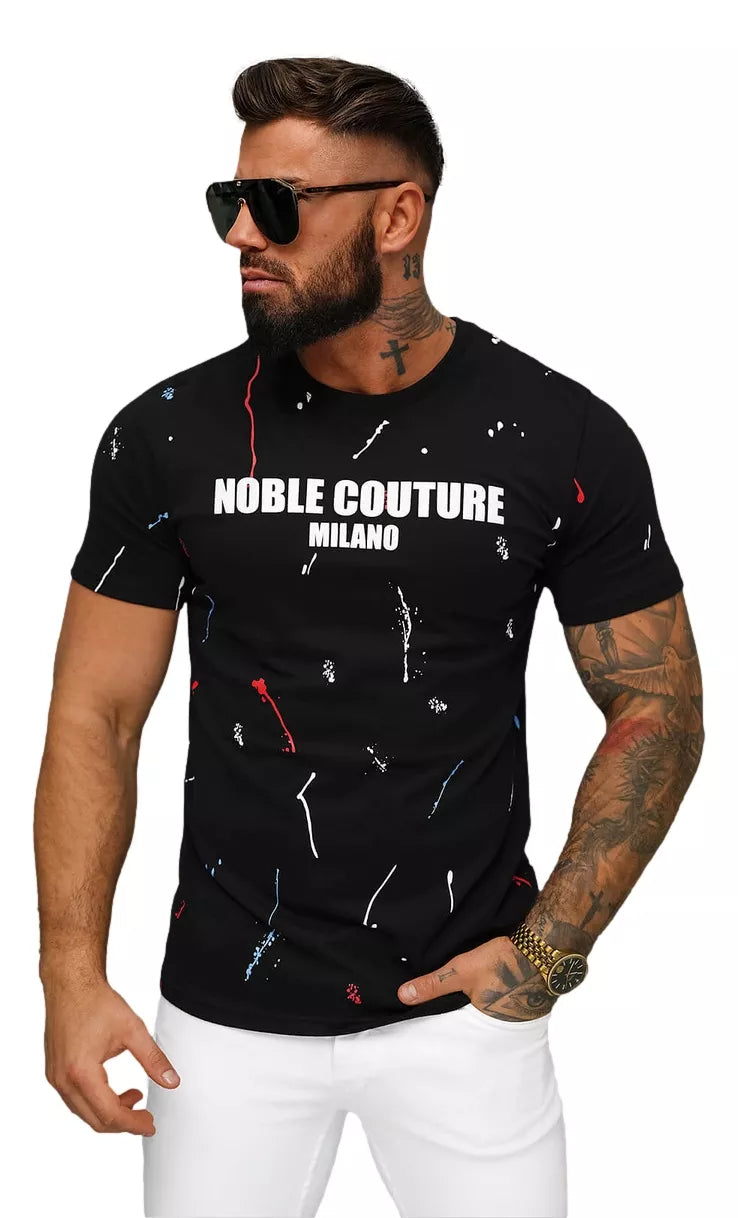 Men's black shirt Milan