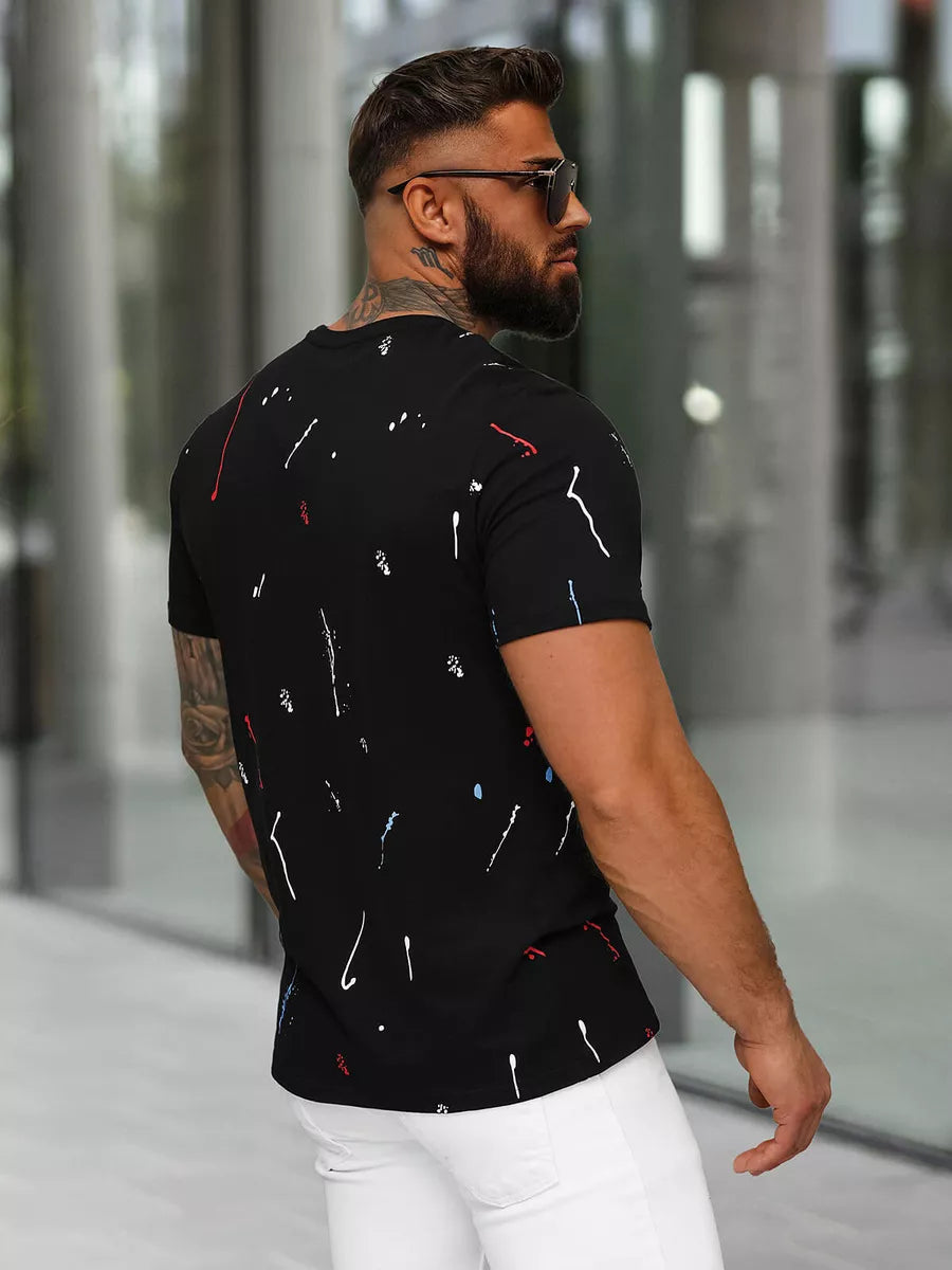 Men's black shirt Milan