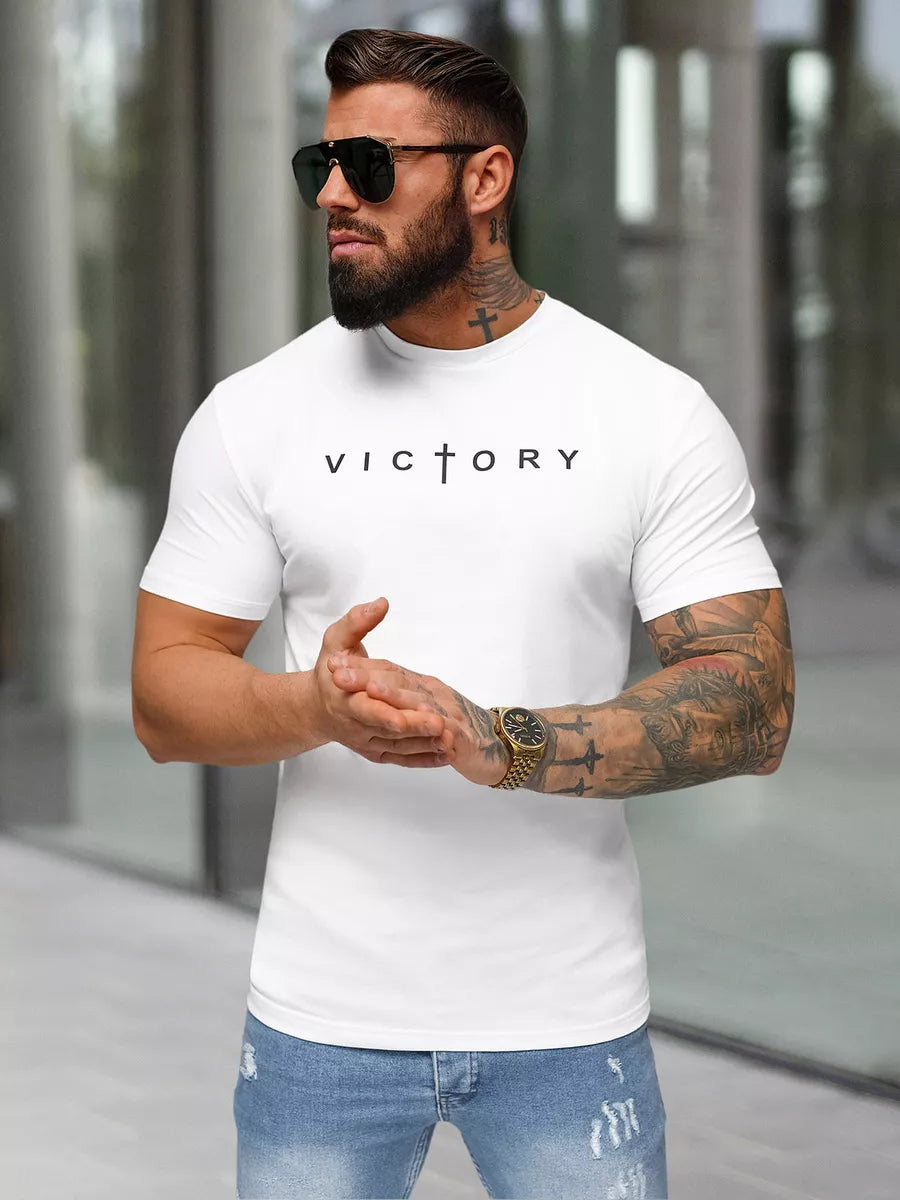 Men's white Victory T-shirt