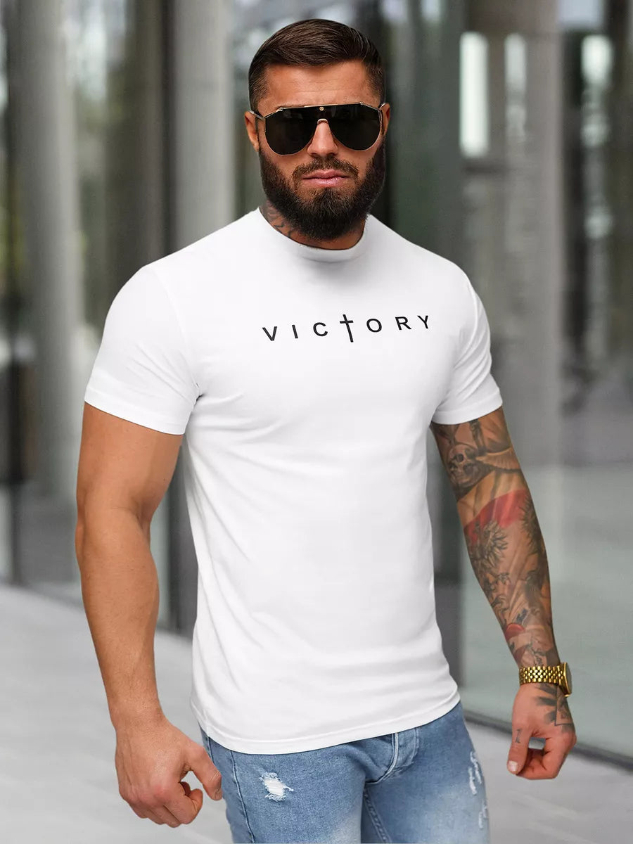 Men's white Victory T-shirt