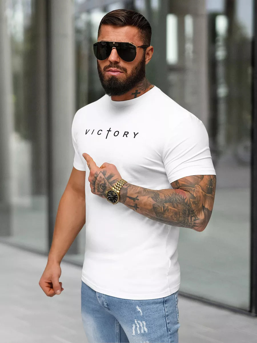 Men's white Victory T-shirt