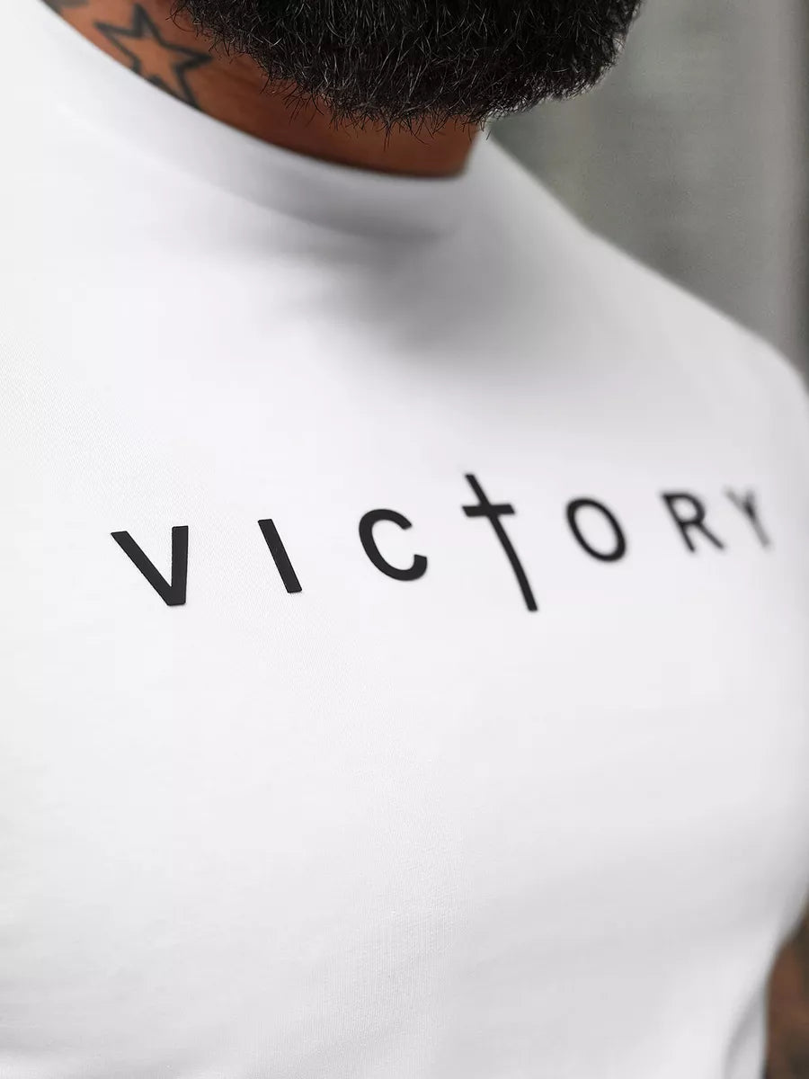 Men's white Victory T-shirt