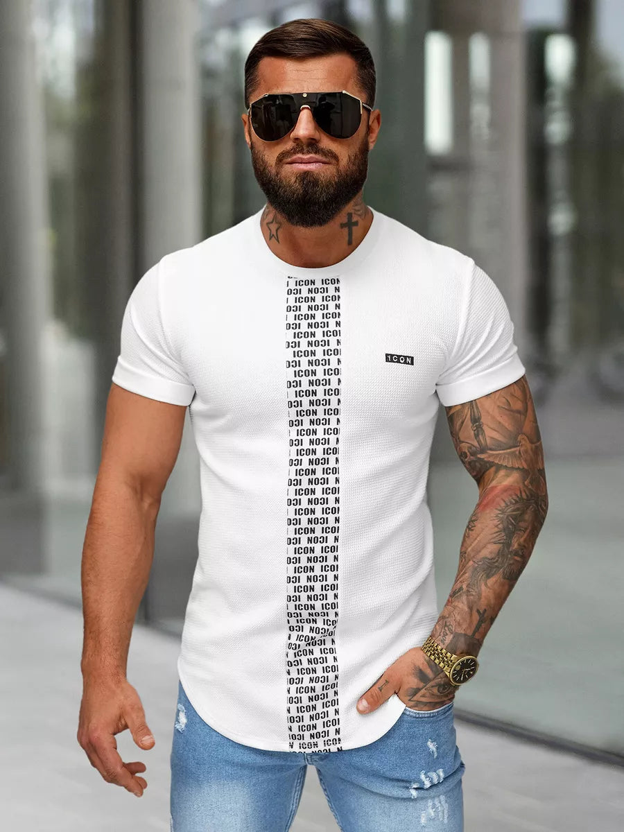 Men's white T-shirt Evin