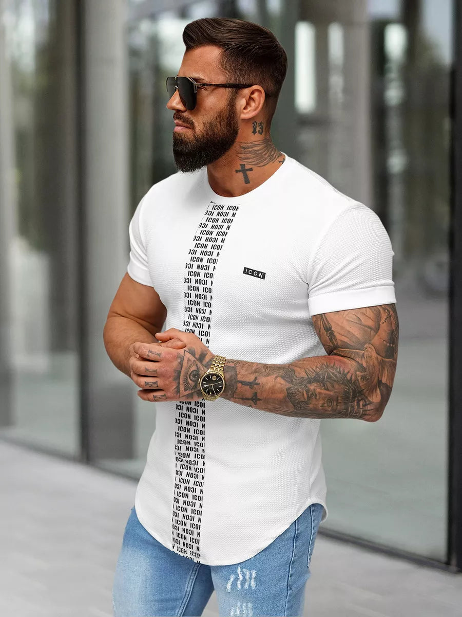 Men's white T-shirt Evin
