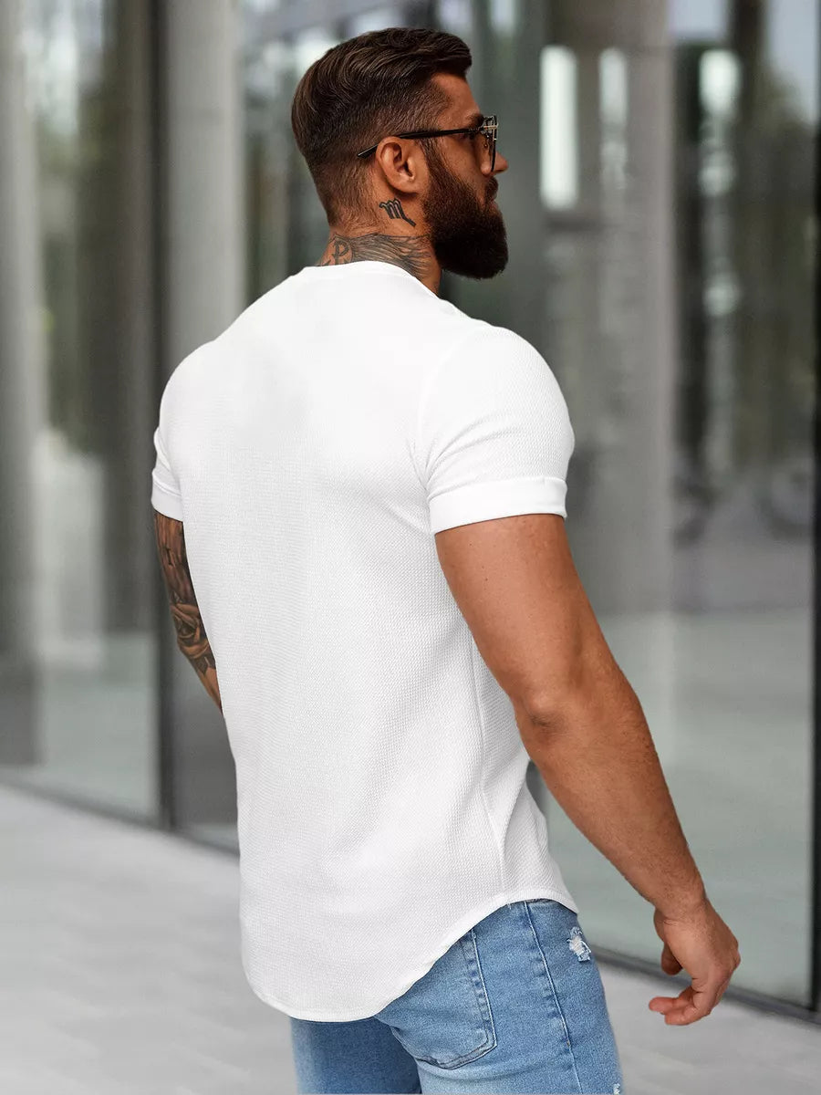 Men's white T-shirt Evin