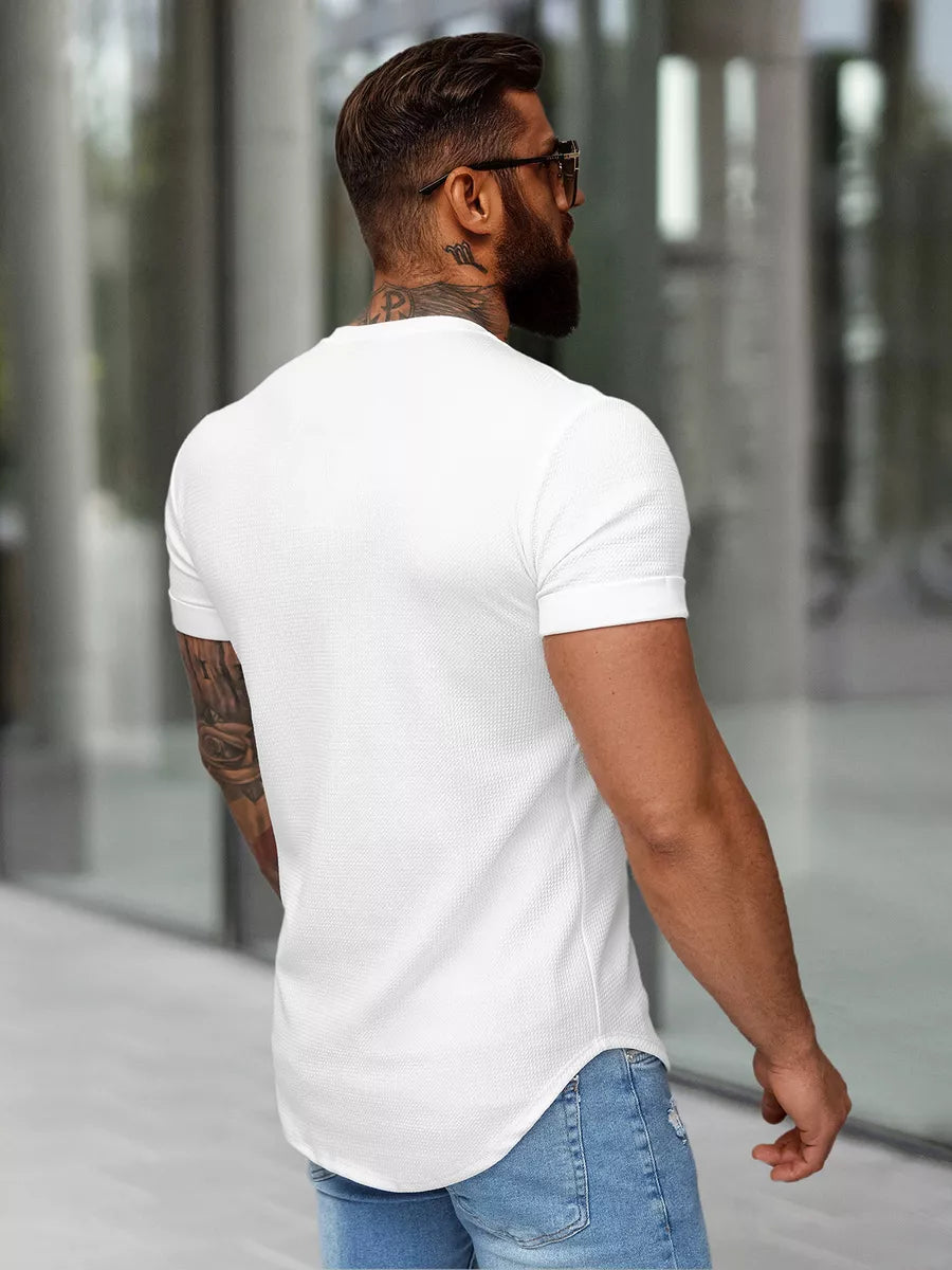 Men's white T-shirt Icon2