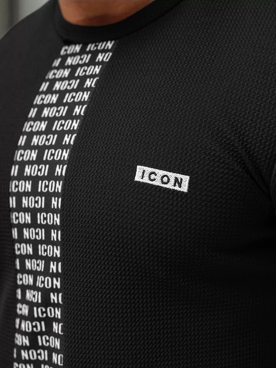 Men's black T-shirt Evin