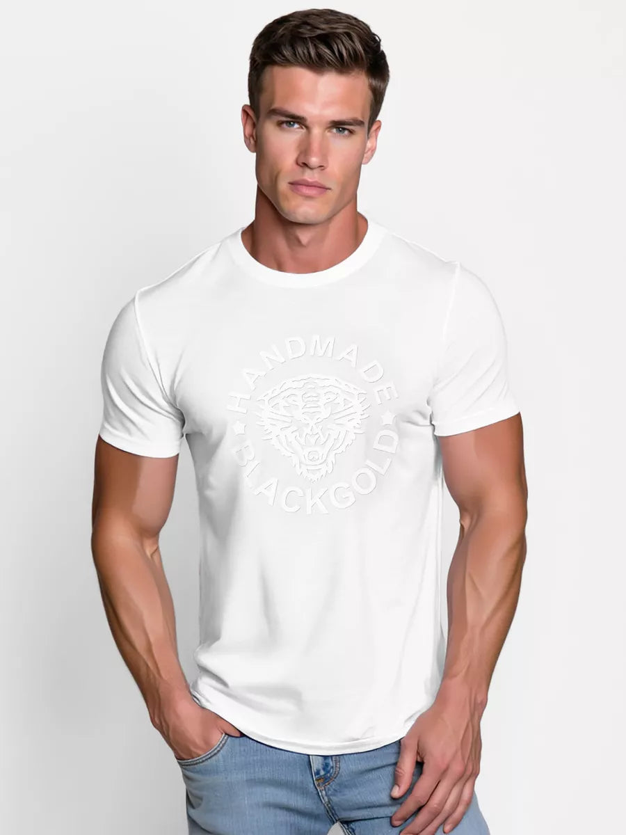 Men's white T-shirt Power