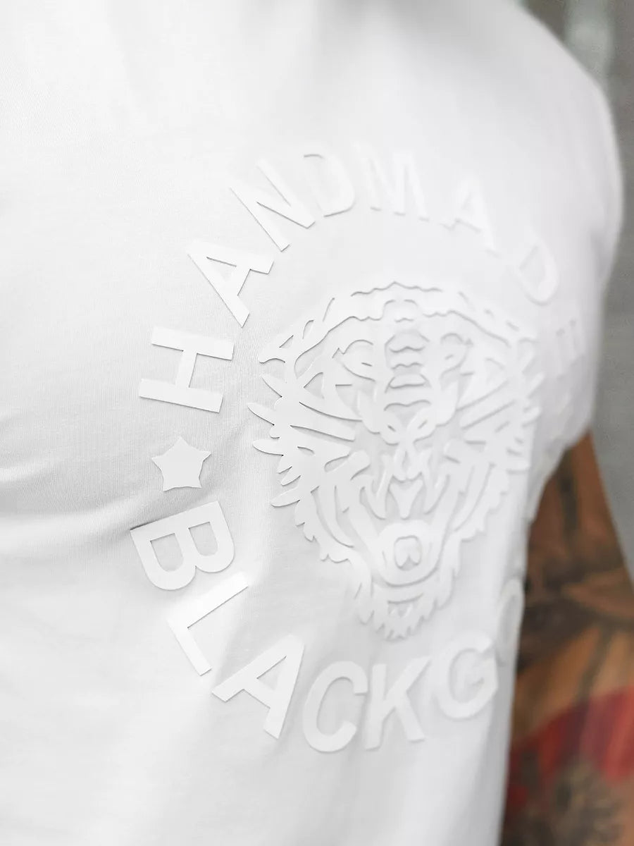 Men's white T-shirt Power