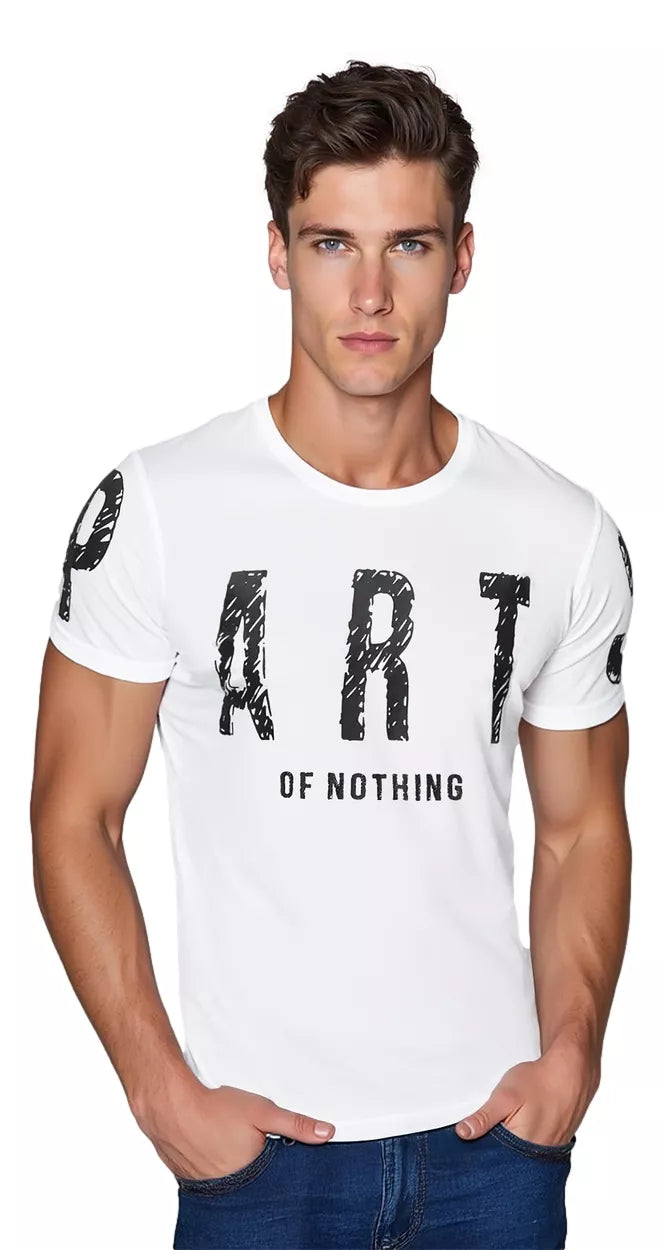 Men's white T-shirt Part