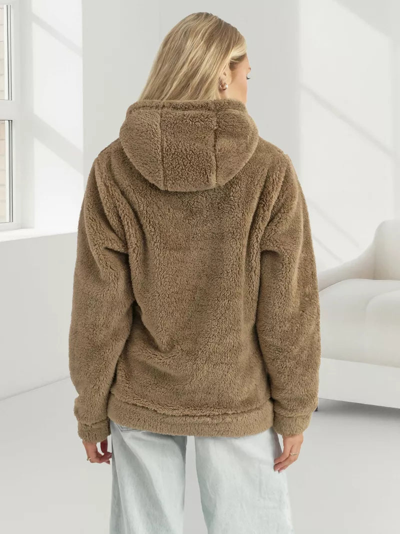 Women's brown hoodie Nara