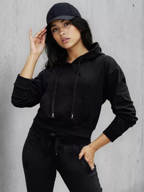 Women's black hoodie Sonia