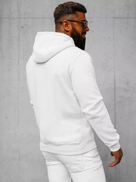 White men's hoodie Buvoli