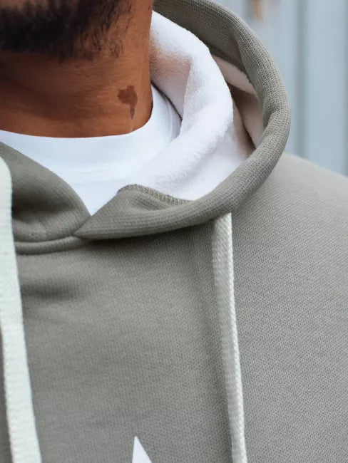 Men's gray hoodie Star