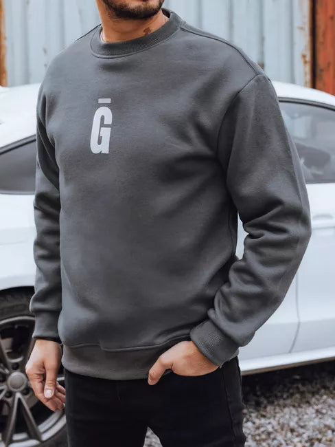 Men's dark gray sweater Gala