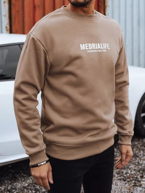 Men's brown sweater Medrialife