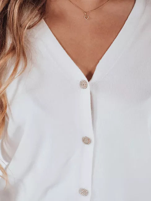 Women's white sweater Glow