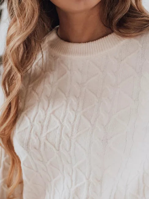 Women's white sweater Bravina