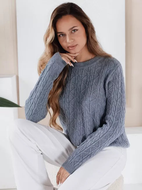 Women's blue sweater Bravina 