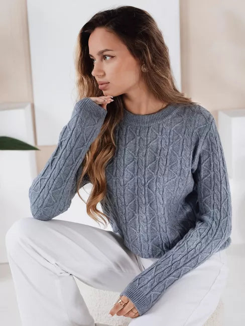 Women's blue sweater Bravina 