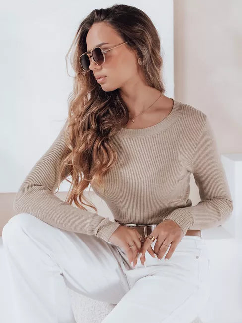 Women's brown sweater Gino 
