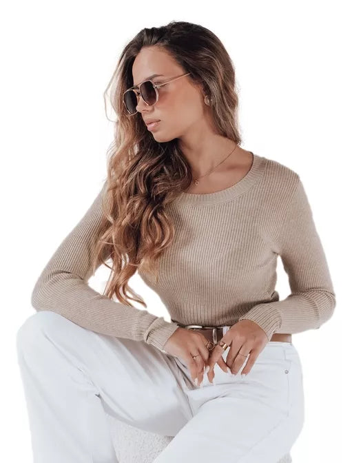 Women's brown sweater Gino 