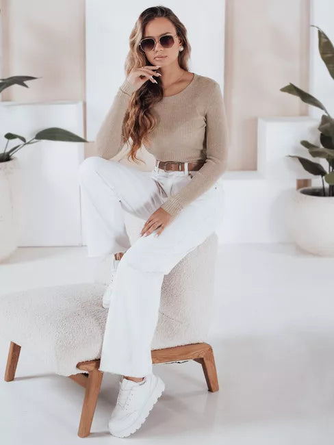 Women's brown sweater Gino 