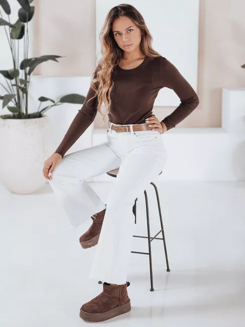 Women's brown sweater Gino 