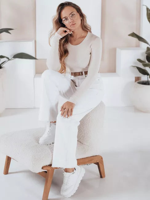 Women's white sweater Gino 