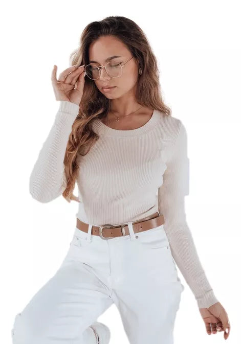 Women's white sweater Gino 