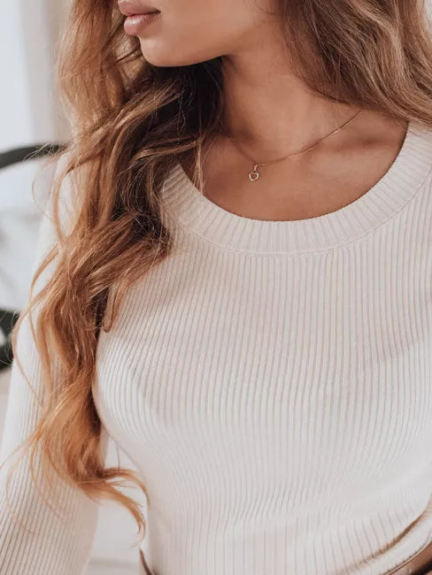 Women's white sweater Gino 